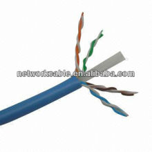 Cable Cat6 con 550MHz, Conductor de Cobre Desnudo Sólido, 23AWG Cable a Granel de 1,000 pies